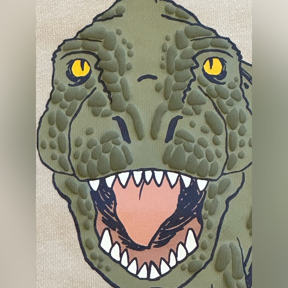 NWT Mango T-REX Cartoon Cotton Sweatshirt size 5-6 🦖 - Picture 4 of 15